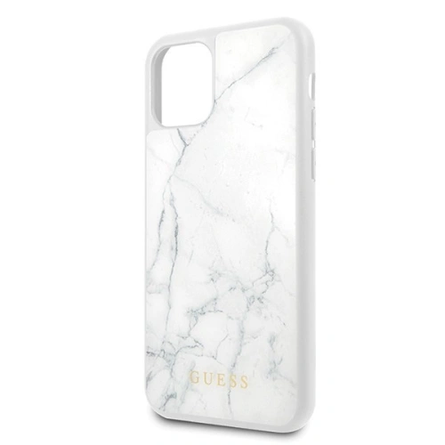 Etui Guess GUHCN58HYMAWH Apple iPhone 11 Pro biały/white Marble
