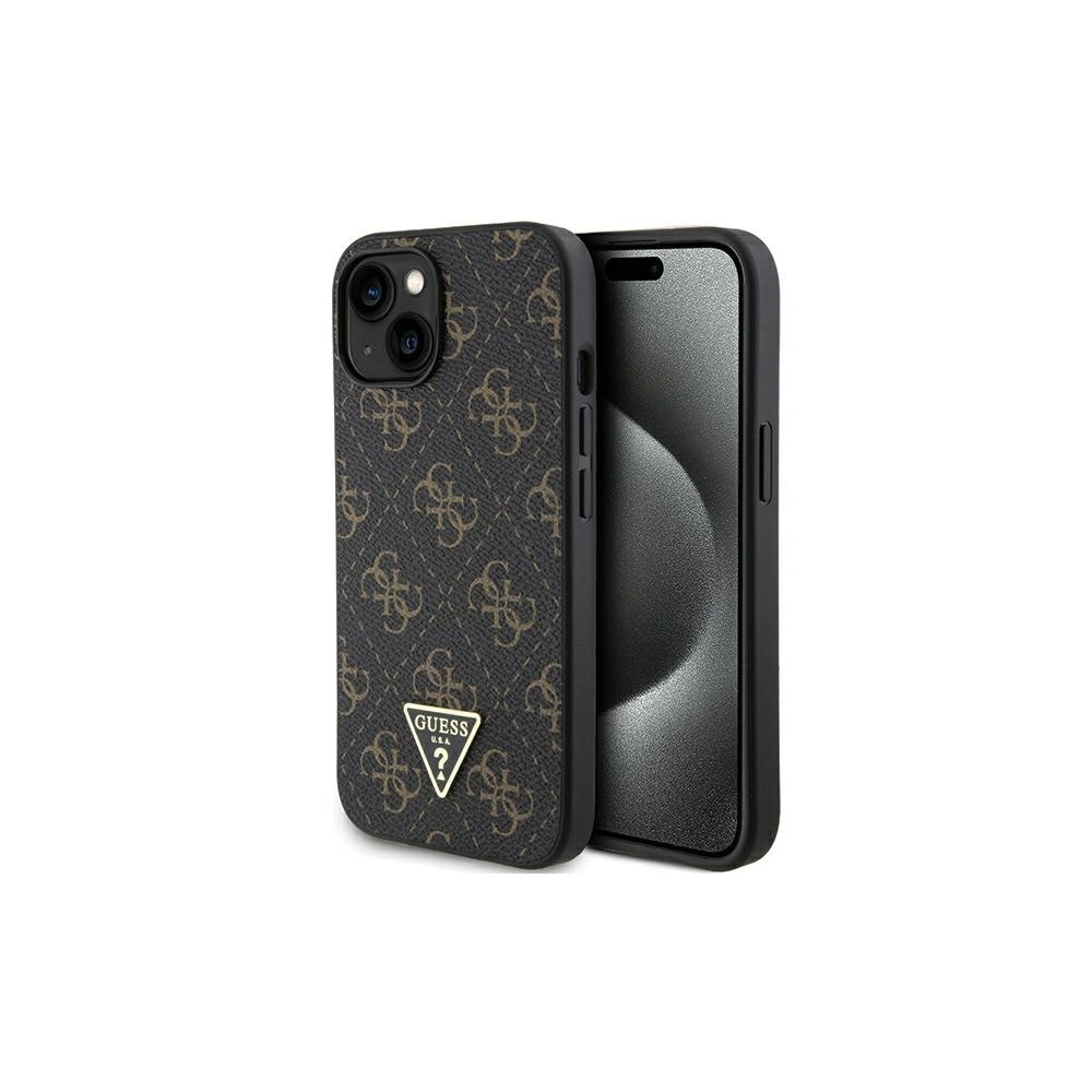 Hurtownia GSM - Etui Guess GUHCP15MPG4GPK Apple iPhone 15 Plus / 14 Plus hardcase 4G Triunghi Metal Logo negru/black - GUE3291 - {ean13} - Hurt