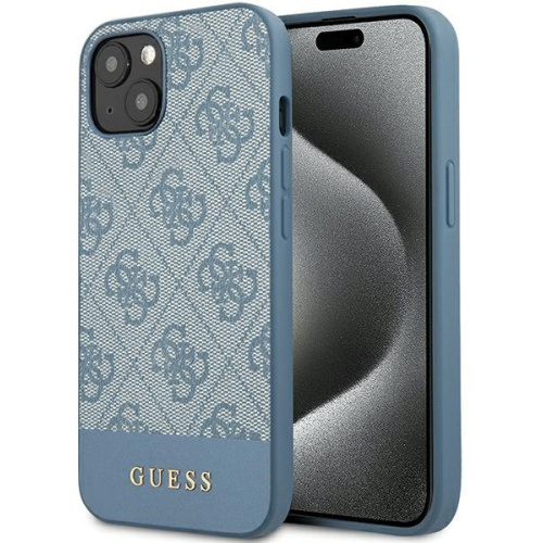 Guess Distributor - 3666339209872 - GUE3293 - Guess GUHCP15SG4GLBL Apple iPhone 15 / 14 / 13 hardcase 4G Stripe Collection blue - B2B homescreen
