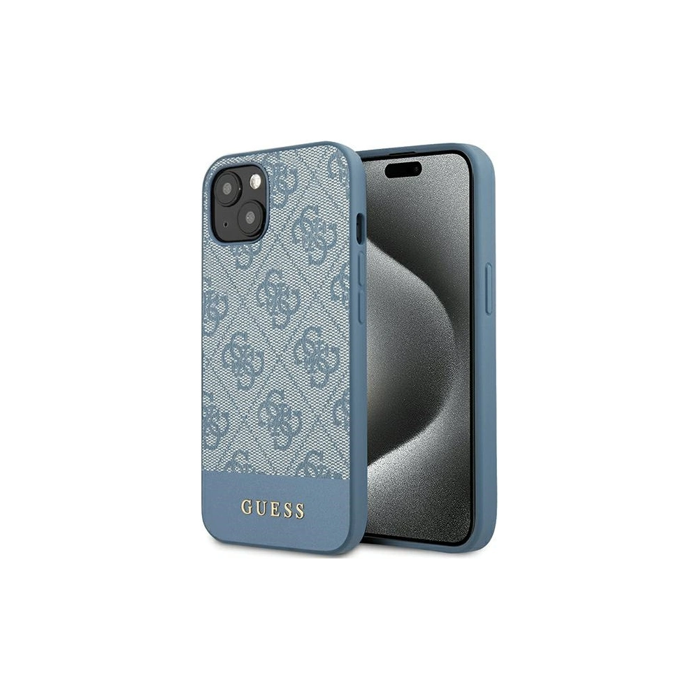 Hurtownia GSM - Etui Guess GUHCP15SG4GLBL Apple iPhone 15 / 14 / 13 hardcase 4G Stripe Collection kék/blue - GUE3293 - {ean13} - Hurt