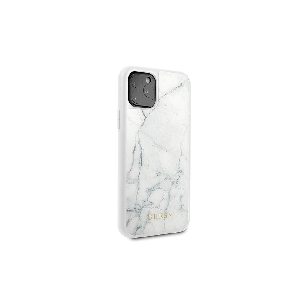 Hurtownia GSM - Etui Guess GUHCN58HYMAWH Apple iPhone 11 Pro biały/white Marble - GUE158WHT - {ean13} - Hurt