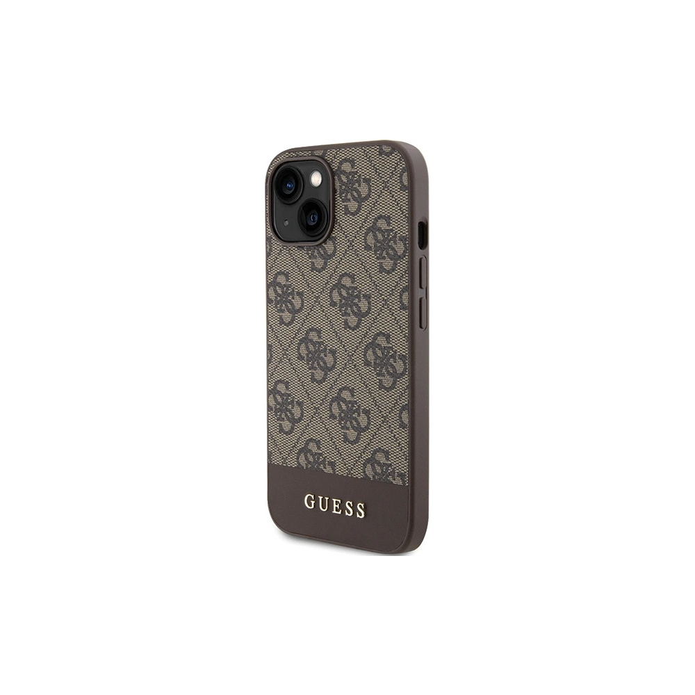 Hurtownia GSM - Etui Guess GUHCP15SG4GLBR Apple iPhone 15 / 14 / 13 hardcase 4G Stripe Collection hnědý/brown - GUE3294 - {ean13} - Hurt
