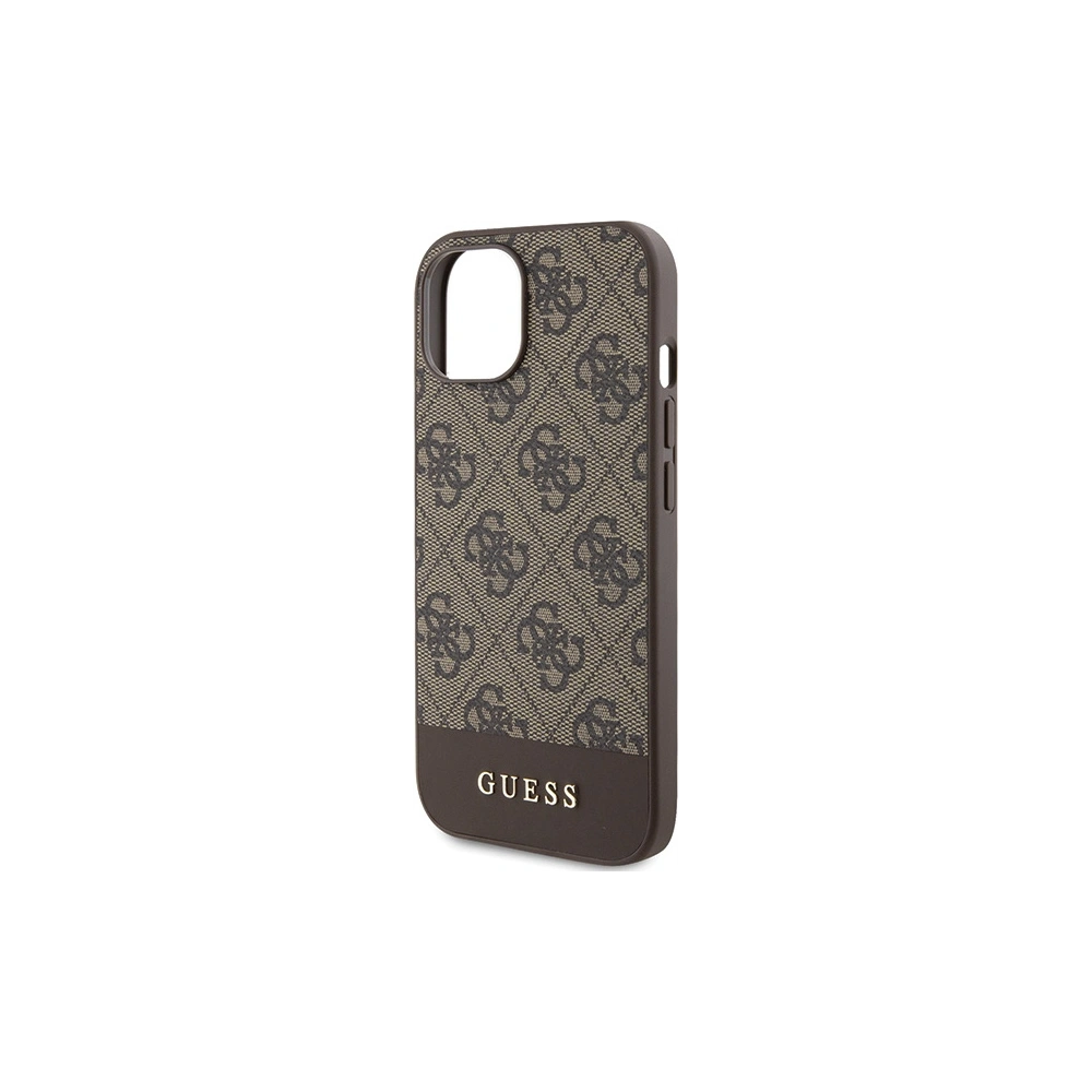 Hurtownia GSM - Etui Guess GUHCP15SG4GLBR Apple iPhone 15 / 14 / 13 hardcase 4G Stripe Collection hnědý/brown - GUE3294 - {ean13} - Hurt