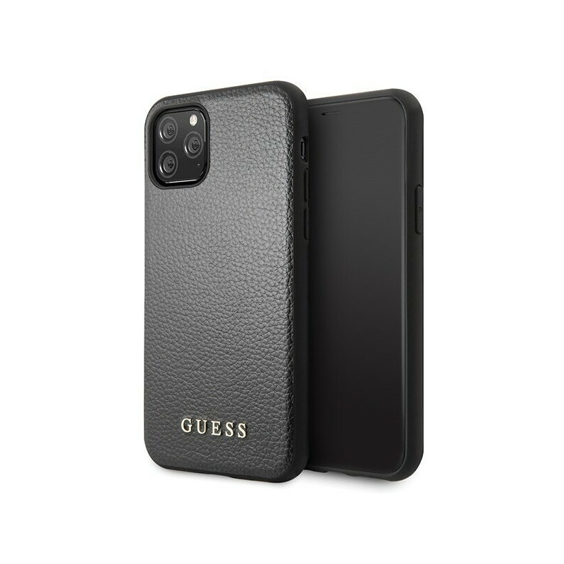 Guess Distributor - 3700740463048 - GUE159BLK - Guess GUHCN58IGLBK iPhone 11 Pro black hard case Iridescent - B2B homescreen