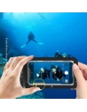 Wholesale Tech-Protect UWC9 Universal Waterproof Case 8.9" Black/orange - THP2655 - {ean13} - Hurt