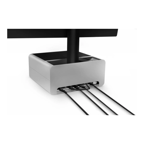 Aluminiowa podstawka Twelve South HiRise Pro do iMac i Apple Studio Display ze schowkiem (silver)