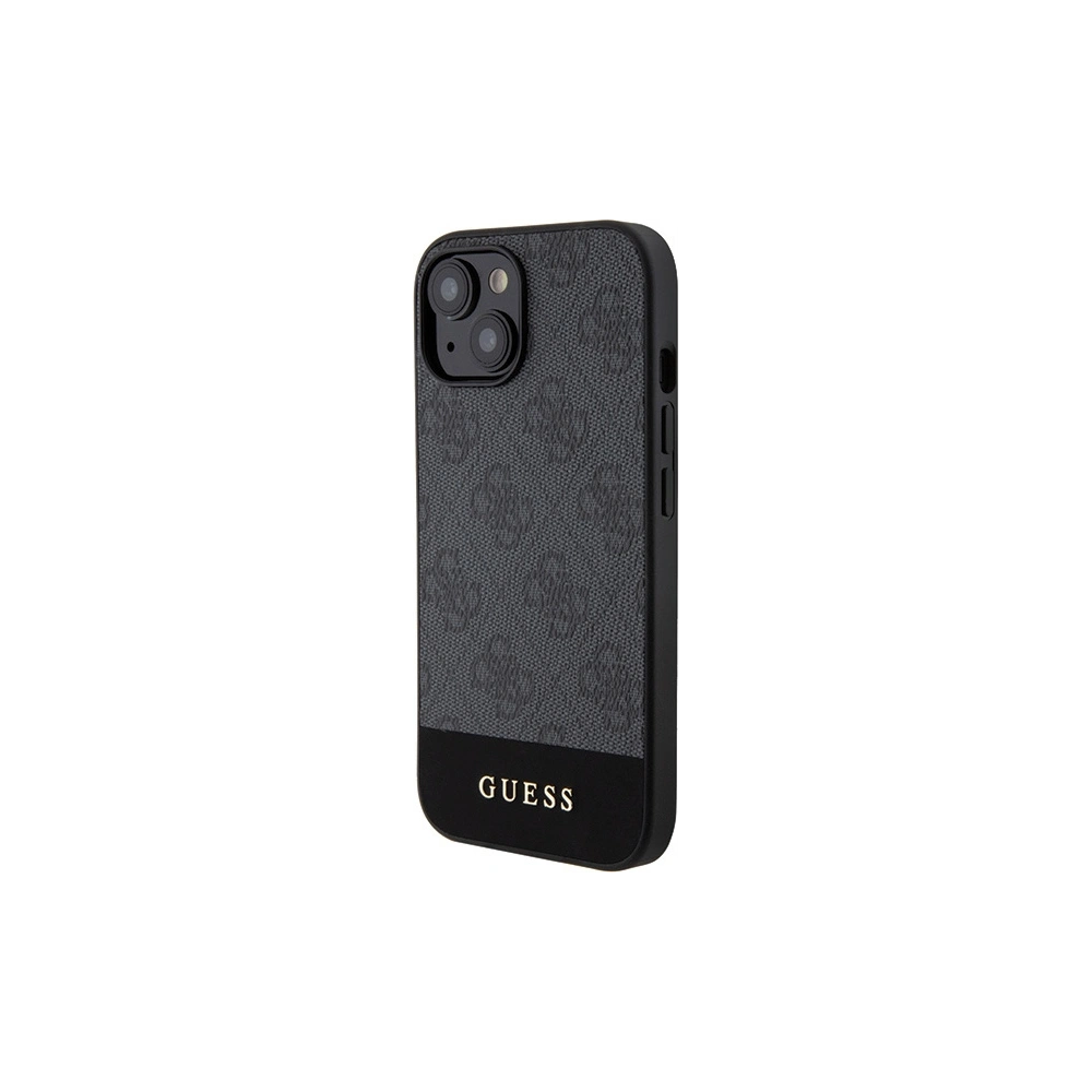 Hurtownia GSM - Etui Guess GUHCP15SG4GLGR Apple iPhone 15 / 14 / 13 hardcase 4G Stripe Collection szürke/grey - GUE3295 - {ean13} - Hurt