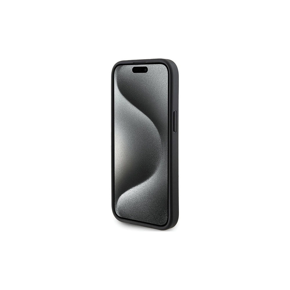 Hurtownia GSM - Case Guess GUHCP15SPG4GPK Apple iPhone 15 / 14 / 13 Hartschale 4G Dreieck Metall-Logo schwarz/black - GUE3298 - {ean13} - Hurt