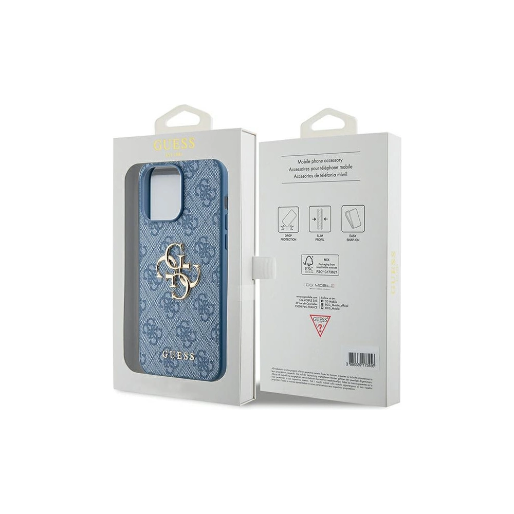 Hurtownia GSM - Etui Guess GUHCP15X4GMGBL Apple iPhone 15 Pro Max hardcase 4G Big Metal Logo albastru/blue - GUE3299 - {ean13} - Hurt