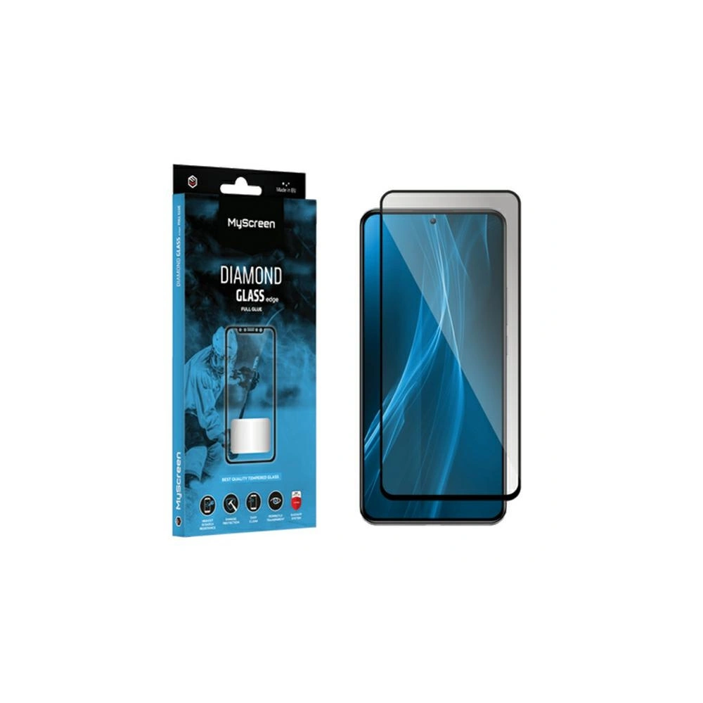 Hurtownia GSM - Sânge securizat MyScreen Diamond Glass Edge Full Glue Motorola Moto G04 / G24 Power negru/black - MSRN477 - {ean13} - Hurt