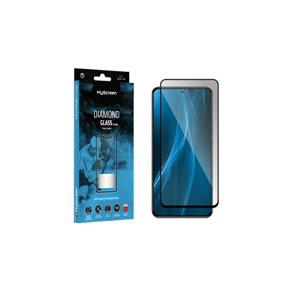 Hurtownia GSM - Sticlă călită MyScreen Diamond Glass Edge Full Glue Realme C68 4G / 5G / V50s negru/black - MSRN478 - {ean13} - Hurt