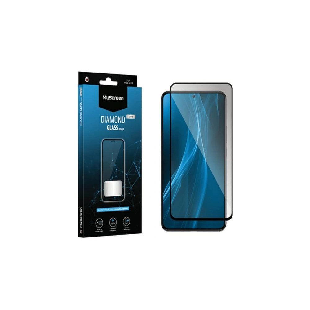 Hurtownia GSM - Sticlă securizată MyScreen Diamond Glass Edge Lite Full Glue Realme C67 4G / 5G / V50s negru/black - MSRN480 - {ean13} - Hurt