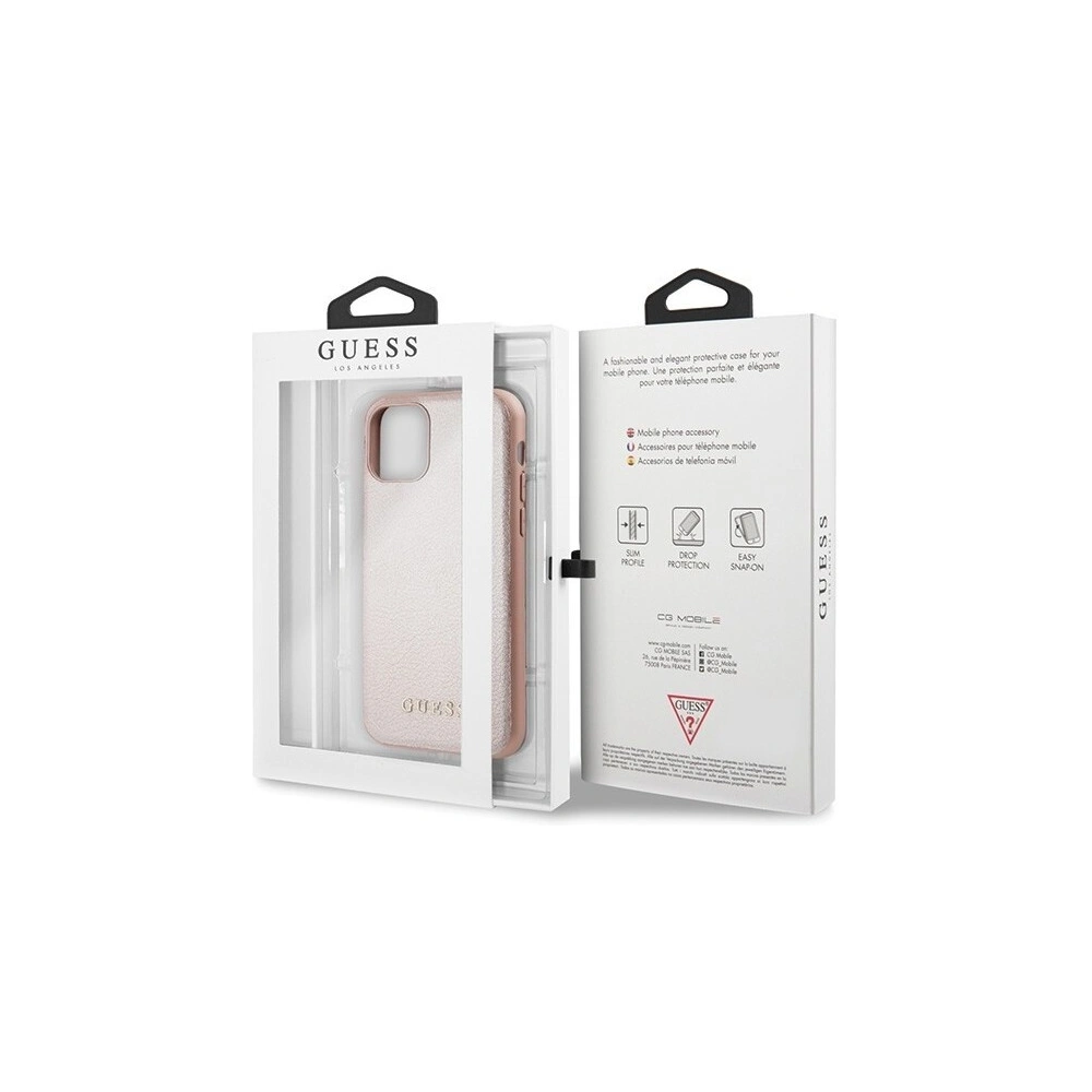 Hurtownia GSM - Etui Guess GUHCN58IGLRG Apple iPhone 11 Pro różowo-złoty/rose gold hard case Iridescent - GUE161RS - {ean13} - Hurt