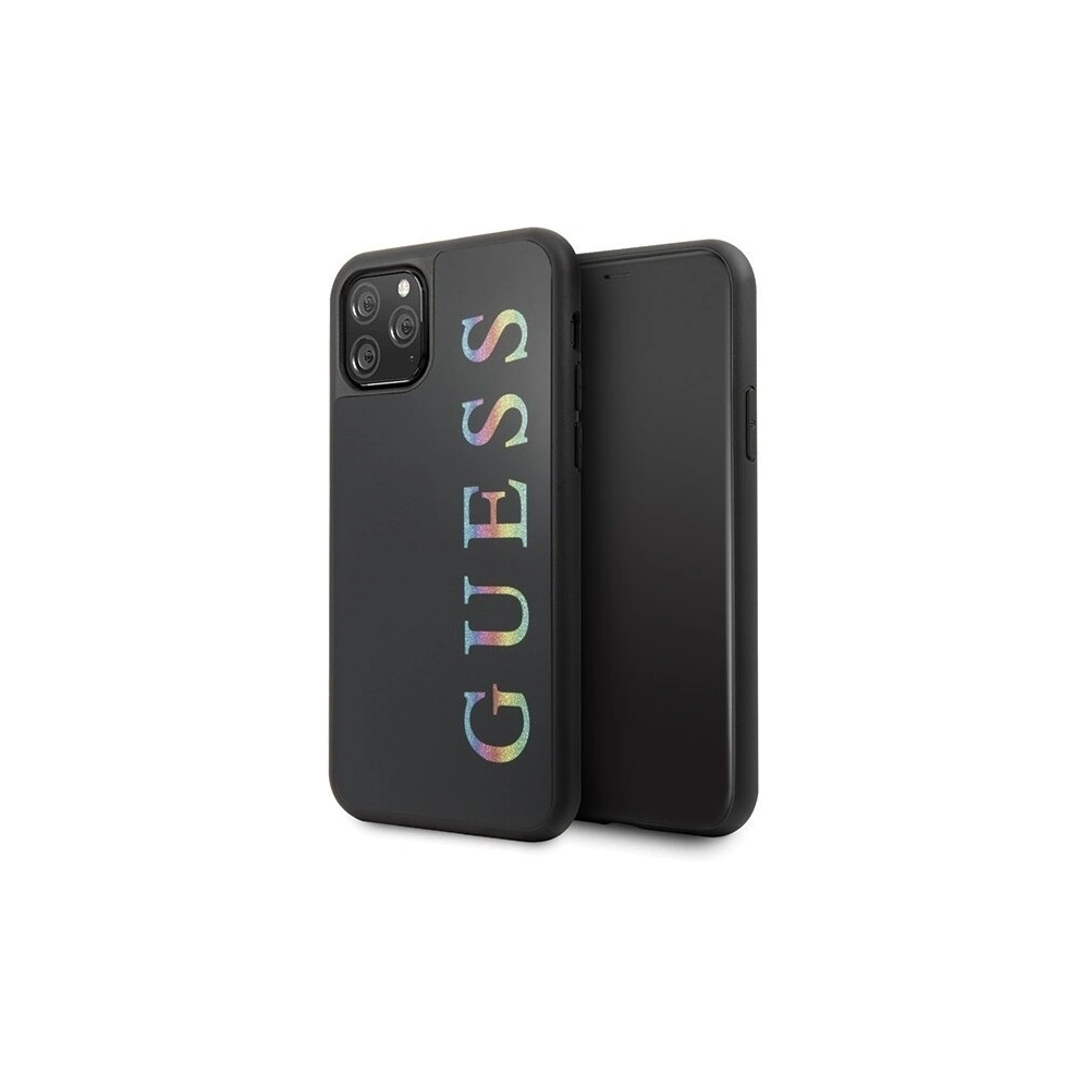 Hurtownia GSM - Etui Guess GUHCN58LGMLBK Apple iPhone 11 Pro czarny/black hard case Glitter Logo - GUE162BLK - {ean13} - Hurt