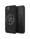 Etui Guess GUHCN58LS4GBK Apple iPhone 11 Pro black/czarny hard case Silicone 4G Tone On Tone
