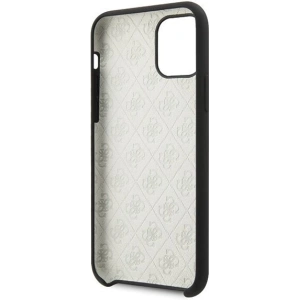 Etui Guess GUHCN58LS4GBK Apple iPhone 11 Pro black/czarny hard case Silicone 4G Tone On Tone