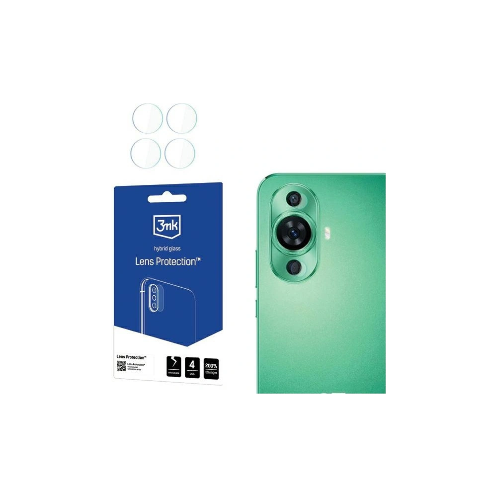Hurtownia GSM - Szkło hybrydowe na obiektyw aparatu 3MK Lens Protect Huawei Nova 12 [4 PACK] - 3MK5675 - {ean13} - Hurt