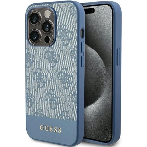 Hurtownia GSM - Case Guess GUHCP15XG4GLBL Apple iPhone 15 Pro Max Hardcase 4G Stripe Collection blau/blue - GUE3300 - {ean13} - Hurt