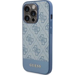 Hurtownia GSM - Case Guess GUHCP15XG4GLBL Apple iPhone 15 Pro Max Hardcase 4G Stripe Collection blau/blue - GUE3300 - {ean13} - Hurt
