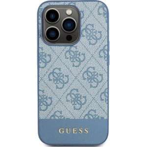 Hurtownia GSM - Case Guess GUHCP15XG4GLBL Apple iPhone 15 Pro Max Hardcase 4G Stripe Collection blau/blue - GUE3300 - {ean13} - Hurt