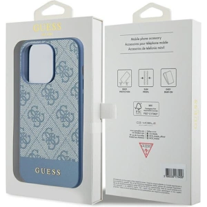 Hurtownia GSM - Case Guess GUHCP15XG4GLBL Apple iPhone 15 Pro Max Hardcase 4G Stripe Collection blau/blue - GUE3300 - {ean13} - Hurt