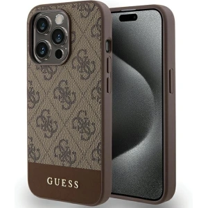 Hurtownia GSM - Case Guess GUHCP15XG4GLBR Apple iPhone 15 Pro Max Hardcase 4G Stripe Collection braun/brown - GUE3301 - {ean13} - Hurt