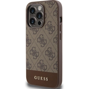 Hurtownia GSM - Case Guess GUHCP15XG4GLBR Apple iPhone 15 Pro Max Hardcase 4G Stripe Collection braun/brown - GUE3301 - {ean13} - Hurt