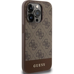 Hurtownia GSM - Case Guess GUHCP15XG4GLBR Apple iPhone 15 Pro Max Hardcase 4G Stripe Collection braun/brown - GUE3301 - {ean13} - Hurt