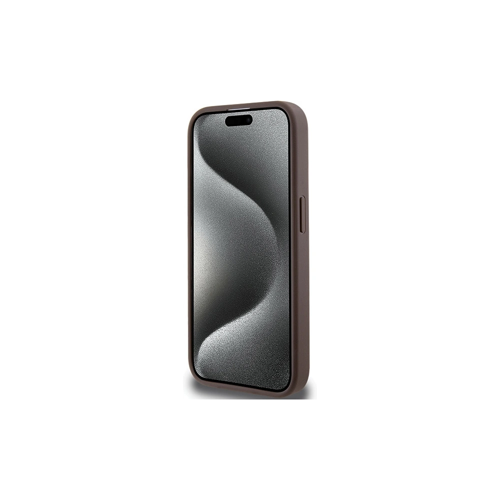 Hurtownia GSM - Case Guess GUHCP15XG4GLBR Apple iPhone 15 Pro Max Hardcase 4G Stripe Collection braun/brown - GUE3301 - {ean13} - Hurt