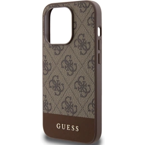 Hurtownia GSM - Case Guess GUHCP15XG4GLBR Apple iPhone 15 Pro Max Hardcase 4G Stripe Collection braun/brown - GUE3301 - {ean13} - Hurt
