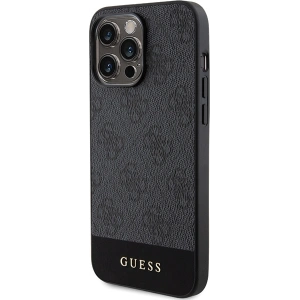 Hurtownia GSM - Case Guess GUHCP15XG4GLGR Apple iPhone 15 Pro Max Hardcase 4G Stripe Collection grau/grey - GUE3302 - {ean13} - Hurt