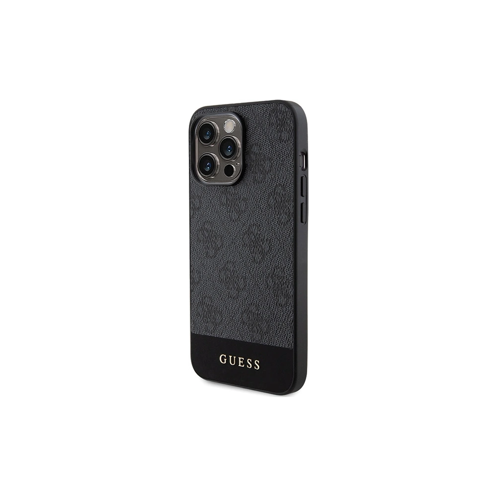 Hurtownia GSM - Case Guess GUHCP15XG4GLGR Apple iPhone 15 Pro Max Hardcase 4G Stripe Collection grau/grey - GUE3302 - {ean13} - Hurt
