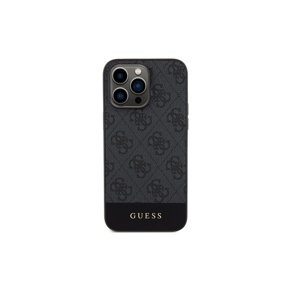 Hurtownia GSM - Case Guess GUHCP15XG4GLGR Apple iPhone 15 Pro Max Hardcase 4G Stripe Collection grau/grey - GUE3302 - {ean13} - Hurt