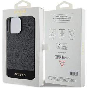 Hurtownia GSM - Case Guess GUHCP15XG4GLGR Apple iPhone 15 Pro Max Hardcase 4G Stripe Collection grau/grey - GUE3302 - {ean13} - Hurt