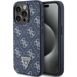 Hurtownia GSM - Etui Guess GUHCP15XPG4GPB Apple iPhone 15 Pro Max hardcase 4G Triangle Metal Logo albastru/blue - GUE3303 - {ean13} - Hurt