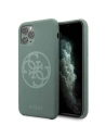 Hurtownia GSM - Etui Guess GUHCN58LS4GKA Apple iPhone 11 Pro khaki hard case Silicone 4G Tone On Tone - GUE164KHA - {ean13} - Hurt