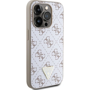 Hurtownia GSM - Etui Guess GUHCP15XPG4GPH Apple iPhone 15 Pro Max hardcase 4G Triangle Metal Logo bílý/white - GUE3304 - {ean13} - Hurt