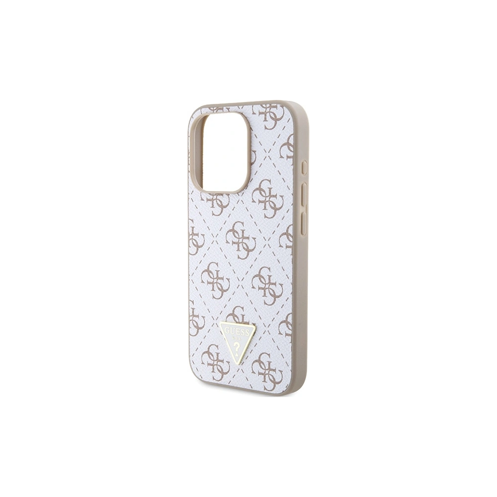 Hurtownia GSM - Etui Guess GUHCP15XPG4GPH Apple iPhone 15 Pro Max hardcase 4G Triangle Metal Logo bílý/white - GUE3304 - {ean13} - Hurt