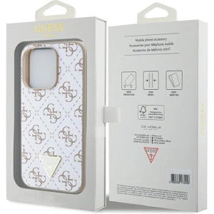 Hurtownia GSM - Etui Guess GUHCP15XPG4GPH Apple iPhone 15 Pro Max hardcase 4G Triangle Metal Logo alb/white - GUE3304 - {ean13} - Hurt