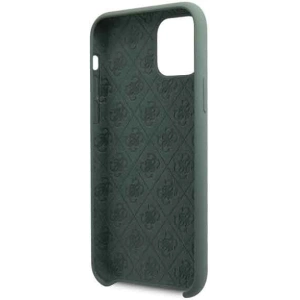 Hurtownia GSM - Etui Guess GUHCN58LS4GKA Apple iPhone 11 Pro khaki hard case Silicone 4G Tone On Tone - GUE164KHA - {ean13} - Hurt