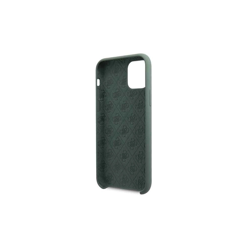 Hurtownia GSM - Etui Guess GUHCN58LS4GKA Apple iPhone 11 Pro khaki hard case Silicone 4G Tone On Tone - GUE164KHA - {ean13} - Hurt