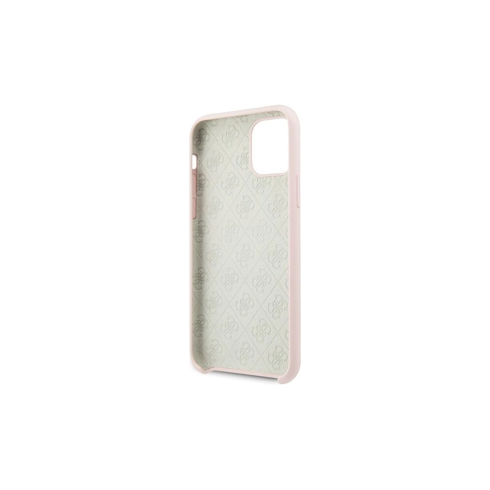 Hurtownia GSM - Etui Guess GUHCN58LS4GLP Apple iPhone 11 Pro light pink/jasnoróżowy hard case Silicone 4G Tone On Tone - GUE165PNK - {ean13} - Hurt
