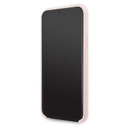 Etui Guess GUHCN58LS4GLP Apple iPhone 11 Pro light pink/jasnoróżowy hard case Silicone 4G Tone On Tone