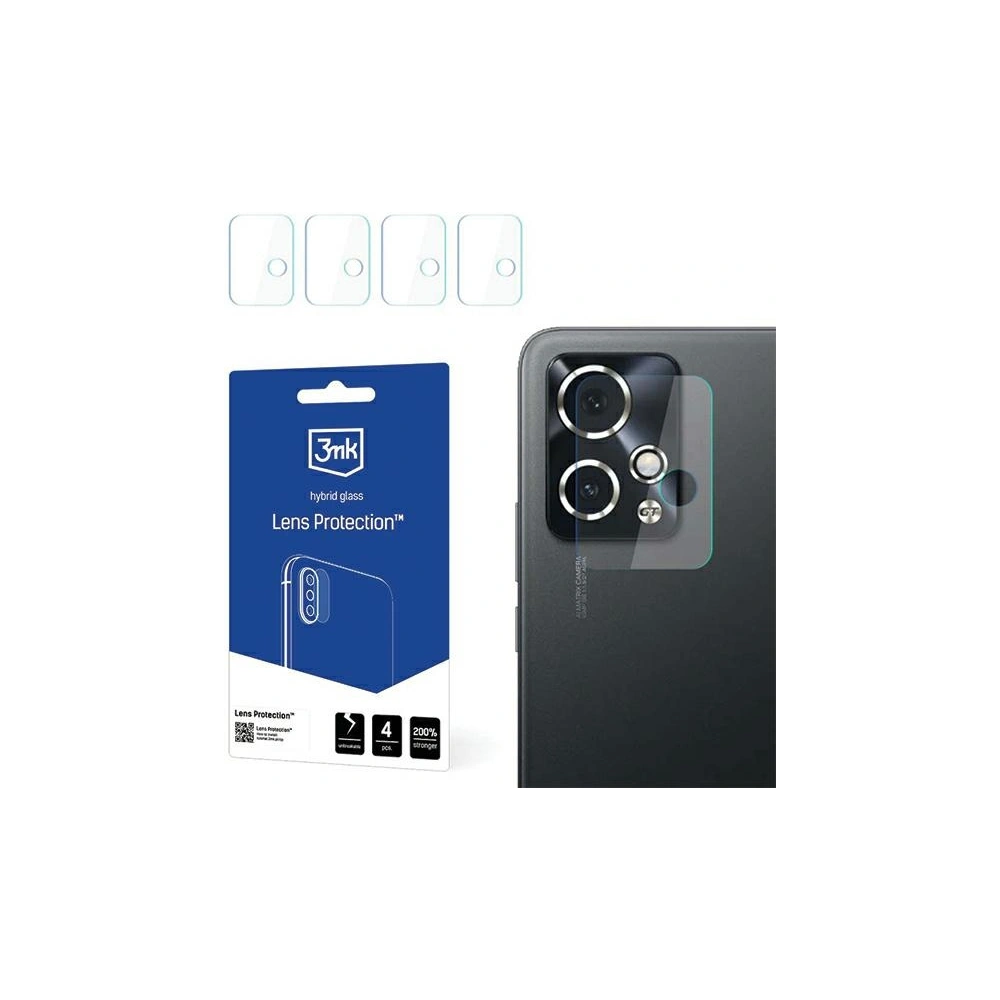Hurtownia GSM - Szkło hybrydowe na obiektyw aparatu 3MK Lens Protect OnePlus Ace 3 [4 PACK] - 3MK5682 - {ean13} - Hurt