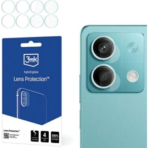 Hurtownia GSM - Szkło hybrydowe na obiektyw aparatu 3MK Lens Protect Xiaomi Redmi Note 13 5G [4 PACK] - 3MK5685 - {ean13} - Hurt