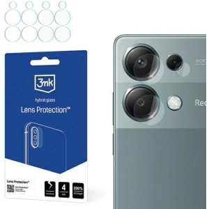 Hurtownia GSM - Hybridní sklo na objektiv fotoaparátu 3MK Lens Protect Xiaomi Redmi Note 13 Pro 4G [4 PACK] - 3MK5686 - {ean13} - Hurt