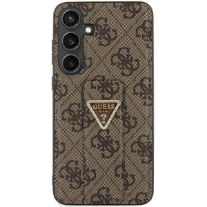 Hurtownia GSM - Etui Guess GUHCS24LPGS4TDW Samsung Galaxy S24 Ultra hardcase Grip Stand 4G Triangle Strass maro/brown - GUE3306 - {ean13} - Hurt