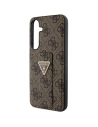 Hurtownia GSM - Etui Guess GUHCS24SPGS4TDW Samsung Galaxy S24 kemény tok Grip Stand 4G Triangle Strass barna/brown - GUE3308 - {ean13} - Hurt