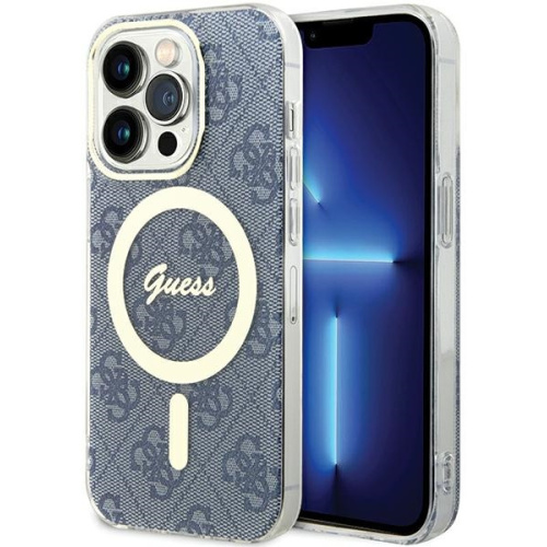 Hurtownia Guess - 3666339194642 - GUE3309 - Etui Guess GUHMP15LH4STB Apple iPhone 15 Pro hardcase IML 4G MagSafe niebieski/blue - B2B homescreen
