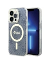 Guess GUHMP15LH4STB Apple iPhone 15 Pro hardcase IML 4G MagSafe blue
